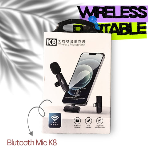 K8 Blutooth Wireless Mic